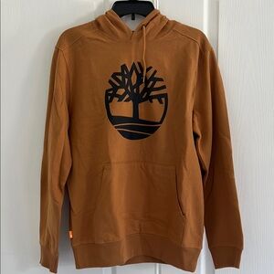 Timberland Brown Hoodie with Signature Logo